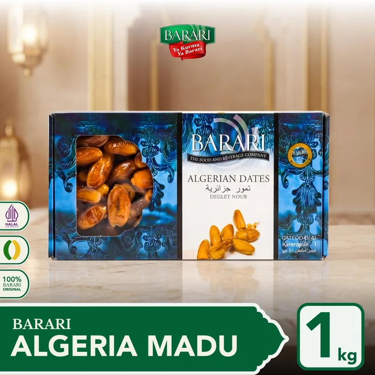 Kemasan eceran Kurma Aljazair madu Barari