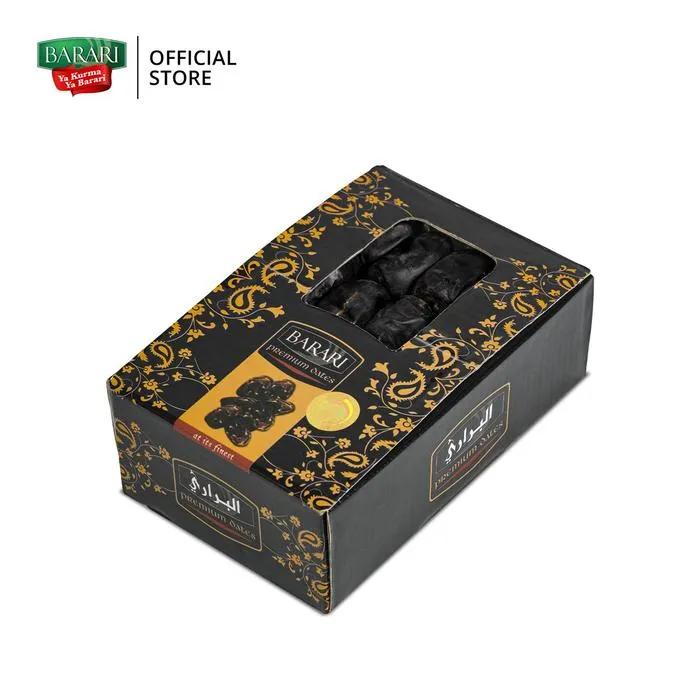 Kotak hitam premium Kurma Bam Barari