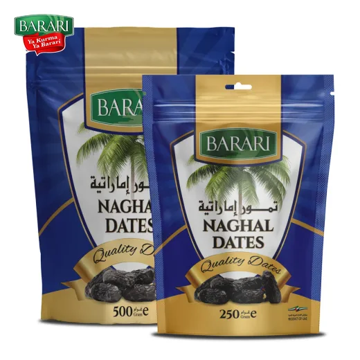 Kemasan pouch Kurma Naghal Barari asal Uni Emirat Arab