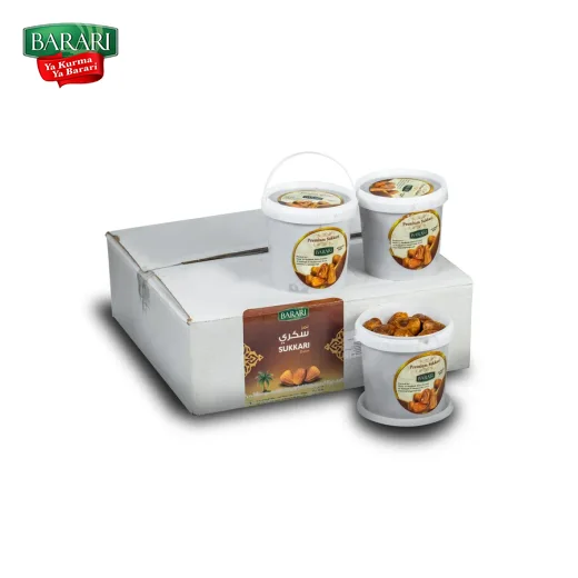Kemasan karton Kurma Sukari Barari asal Arab Saudi