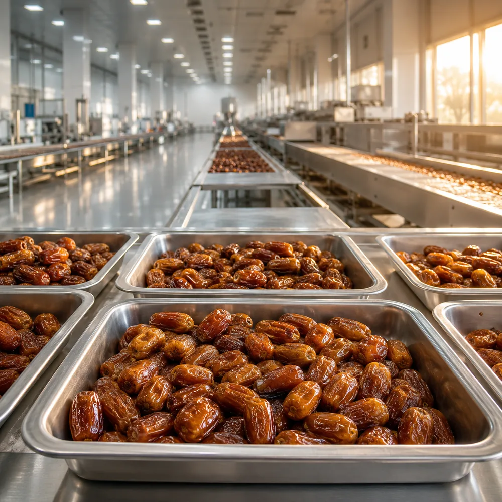 Proses produksi kurma Barari yang higienis